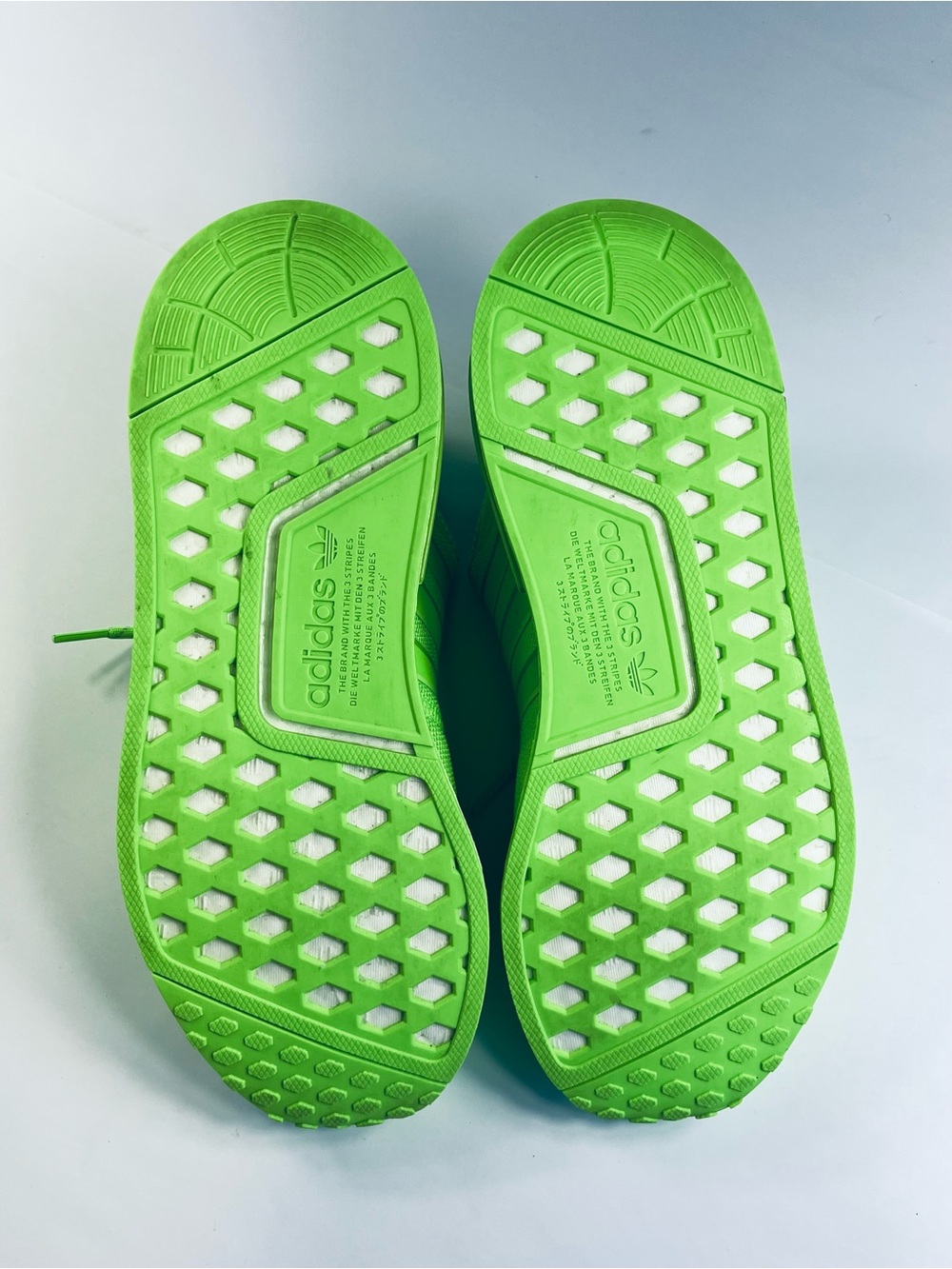 Adidas NMD R 1 Athletic Shoes #IE7277 Solar Neon Green Women’s:9 1/2 Sneakers - Picture 15 of 15